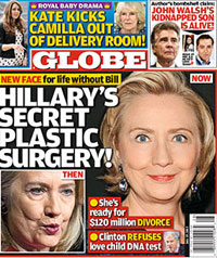 離婚への準備？　ヒラリー・クリントンの極秘整形が不自然すぎると話題に