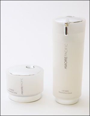 韓国の高級コスメ　アモーレパシフィック　″ライブホワイトシリーズ″試用レビュー