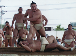 薄暗い部屋、真っ黒な革のソファー……「大相撲」番組の思わぬ失態