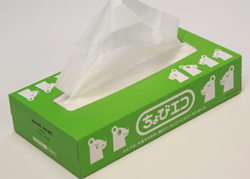 BOXティッシュの1枚目が、2枚以上取れちゃうんですけど……