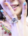 非公開: 巷で大流行！　パワーストーン×ネイルで、指先から”惑星の波動”をがっつりキャッチ
