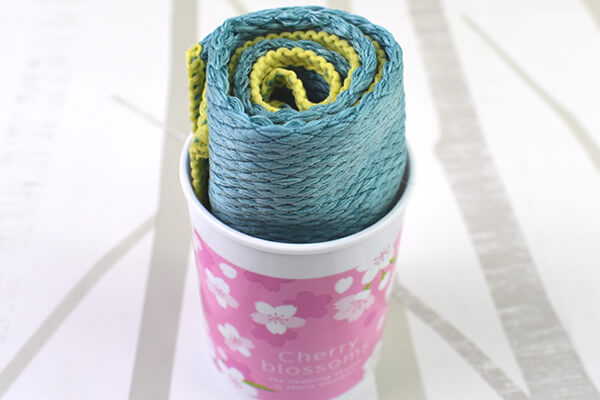 【100均ずぼらシュラン】ダイソー「おしぼり入れ」でランチタイムが華やかな花見気分に!?の画像5