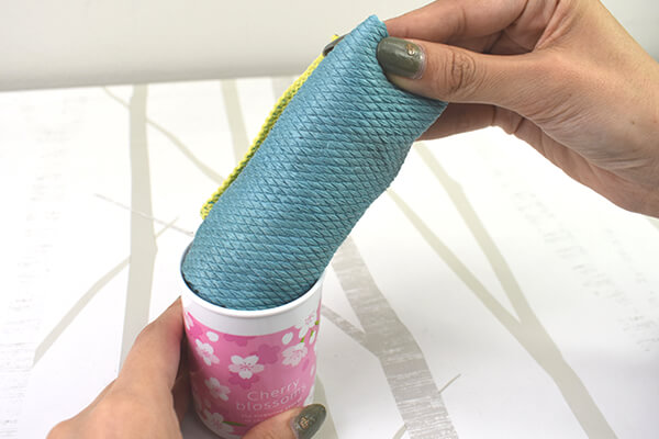 【100均ずぼらシュラン】ダイソー「おしぼり入れ」でランチタイムが華やかな花見気分に!?の画像6