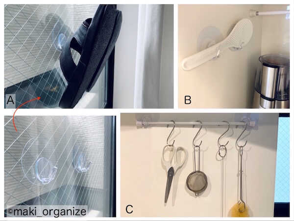 収納のプロが選ぶ「100均フック」、ダイソー「貼ってはがせるシートフック」ヘビロテ活用法の画像5
