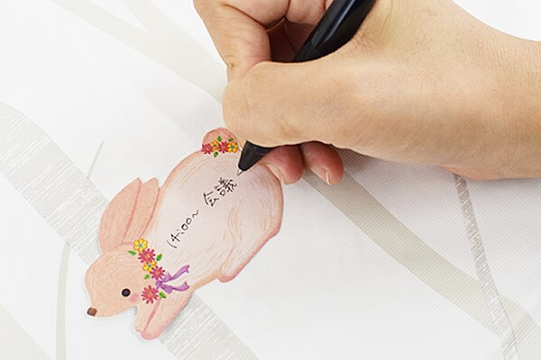 【100均ずぼらシュラン】セリア「ミニカード 20P バード＆ラビット」 一言でも地味にならず贈り物がキュートに！の画像4