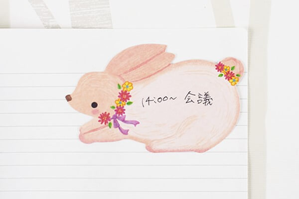 【100均ずぼらシュラン】セリア「ミニカード 20P バード＆ラビット」 一言でも地味にならず贈り物がキュートに！の画像5