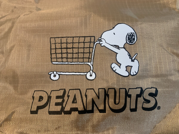 【付録レビュー】「InRed」11月号、スヌーピー 背負えるエコバッグ【女性誌】の画像3