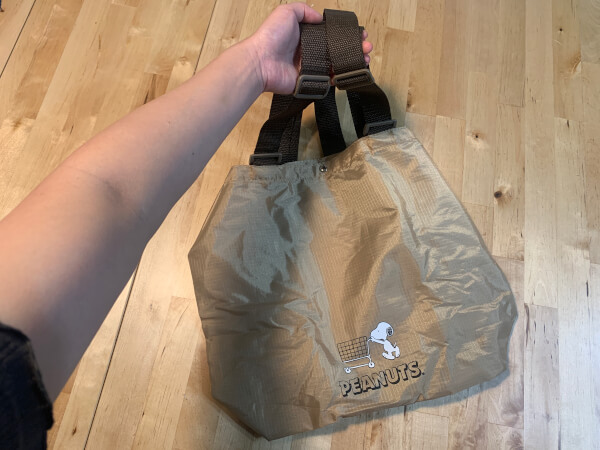 【付録レビュー】「InRed」11月号、スヌーピー 背負えるエコバッグ【女性誌】の画像5