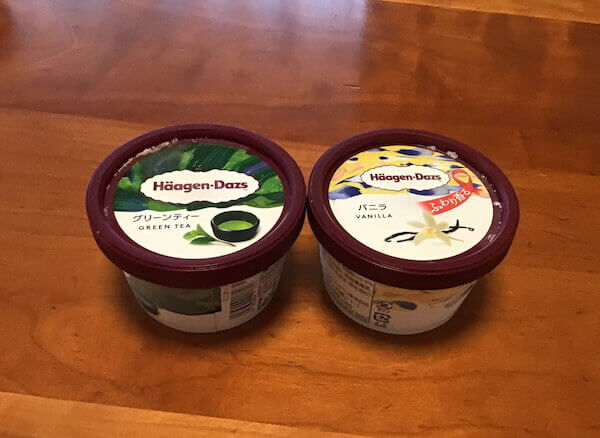ハーゲンダッツアイス2種類