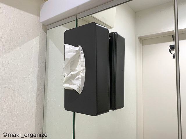 【セリア】110円「ボックスティッシュケース」、大容量ストック箱として使って！　プロの収納実例集の画像4