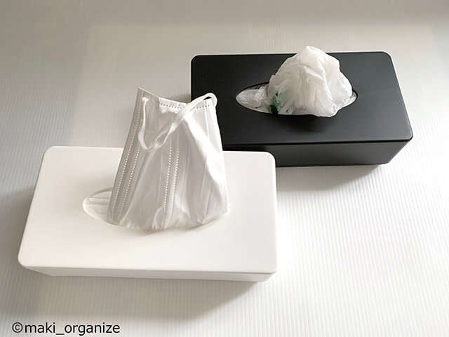 【セリア】110円「ボックスティッシュケース」、大容量ストック箱として使って！　プロの収納実例集の画像5