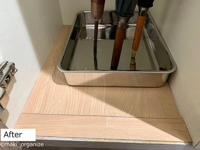 黒カビだらけ玄関がセリアのアレで大激変！　低予算リフォーム「ビフォーアフター」の画像9