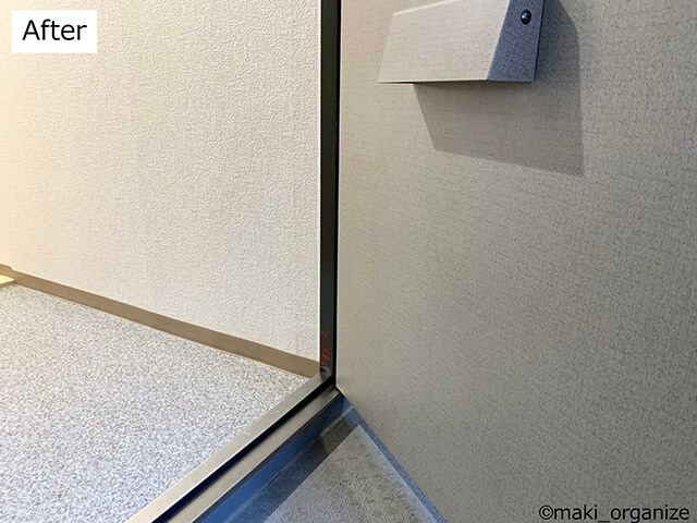 黒カビだらけ玄関がセリアのアレで大激変！　低予算リフォーム「ビフォーアフター」の画像3