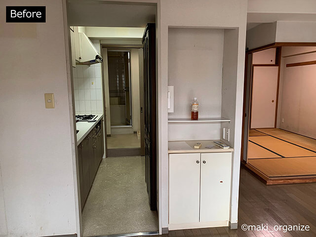 片付け専門家が「古い棚」を簡単DIY！　セリアのリメイクシートで傷や汚れを隠す方法の画像3