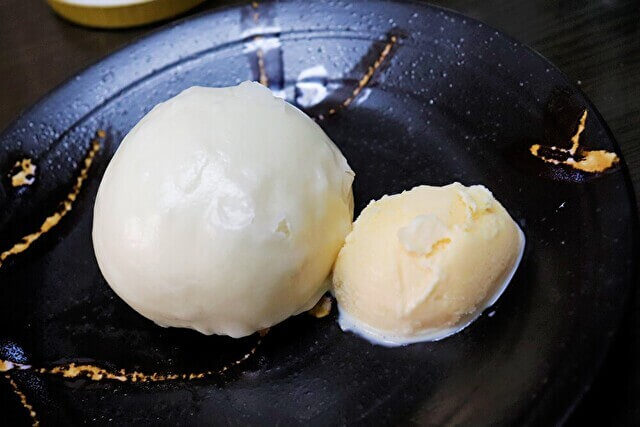 「豆沙包～バニラアイス添え～」の画像