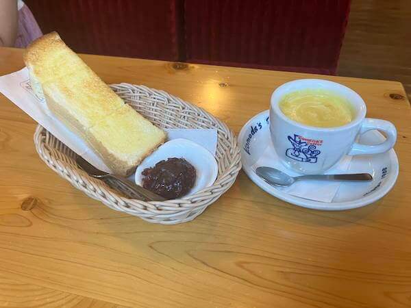 コメダ珈琲のモーニングセットの画像