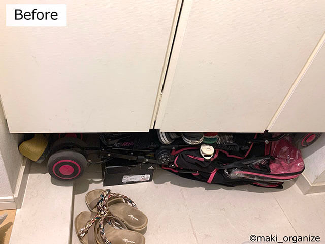 下駄箱下の収納は「キャスター付き」が正解！　プロが教えるスッキリ＆掃除しやすい空間の作り方の画像2