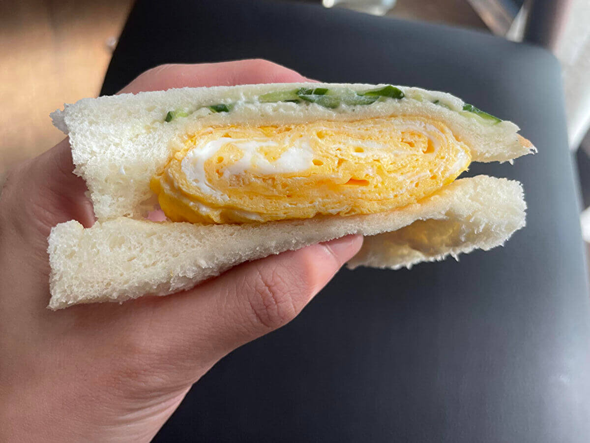 西アサヒのたまごサンドの画像