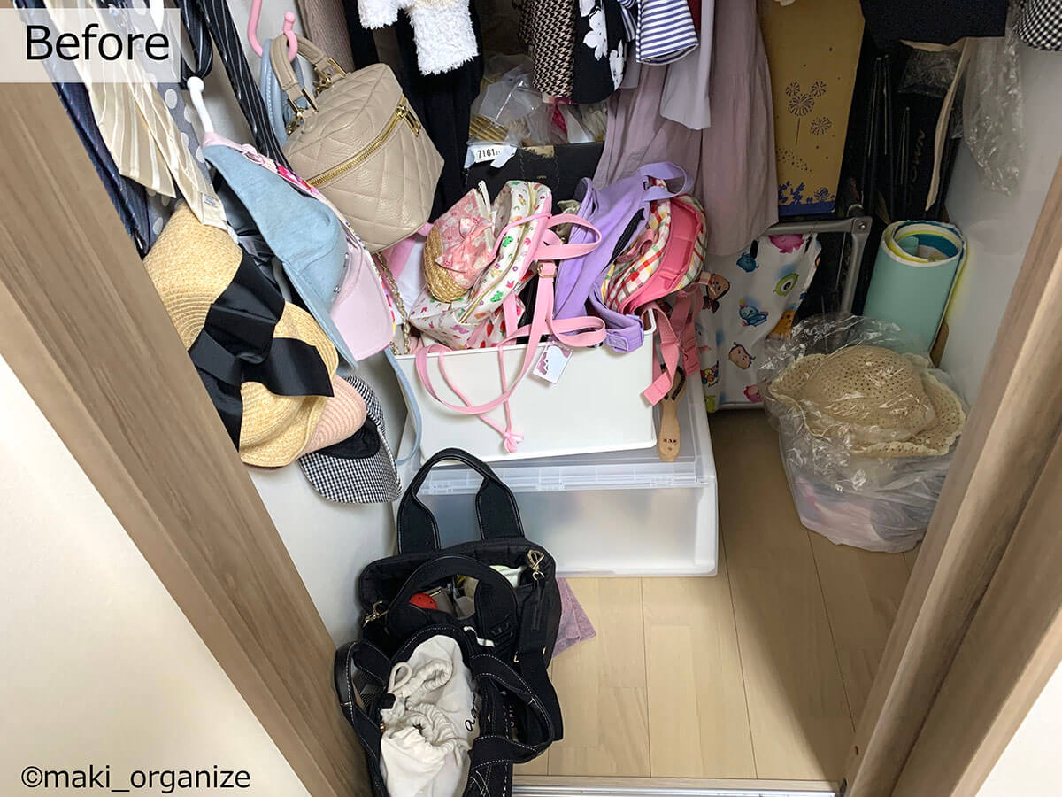 「物置化」したクローゼットがスッキリ！　プロの収納テク実例ビフォーアフターの画像6