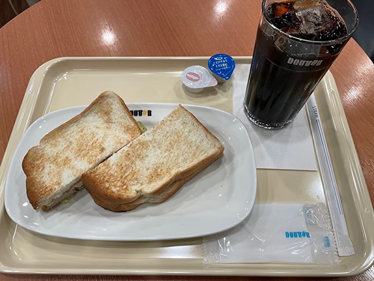 ドトールモーニングセットの画像