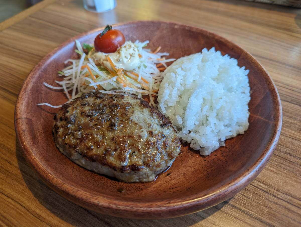 びっくりドンキーのモーニングメニュー「ミニマムバーグディッシュ」の画像