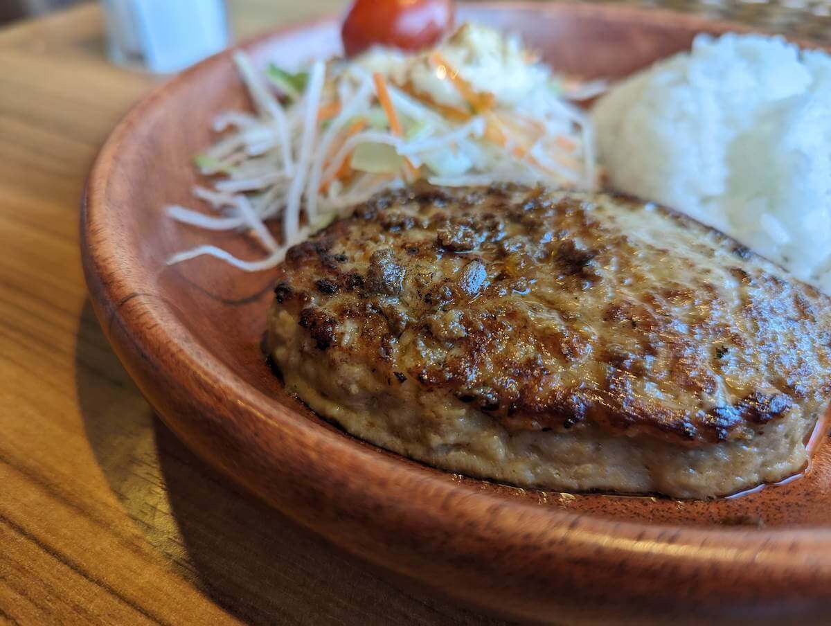 びっくりドンキーのモーニングメニュー「ミニマムバーグディッシュ」の画像