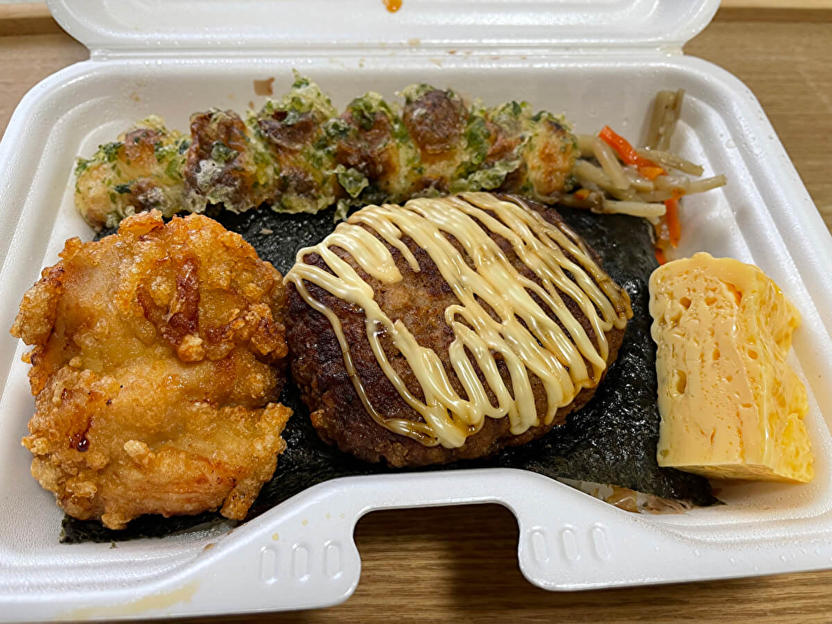 ブーム終了で大量閉店【から揚げの天才】はのり弁に活路！　新作ハンバーグ弁当の味は？の画像5