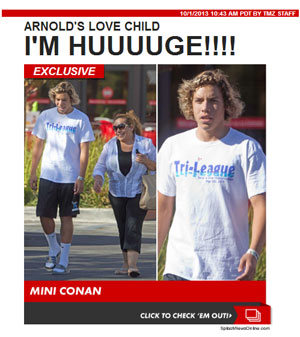 シュワちゃん、そっくりに成長した隠し子と積極的に交流し、父子の時間を取り戻す