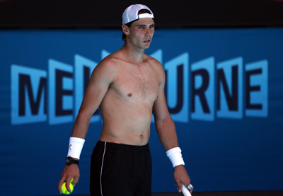 ナチュラルなモッコリ！　アルマーニの新下着モデルはテニス界王子