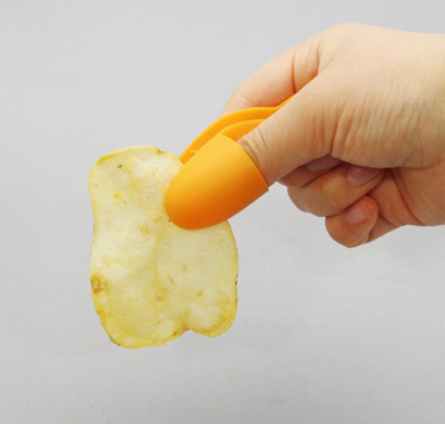 深夜のスナック菓子ドカ食い女必見！　植木鉢型フィンガーカバープレゼント