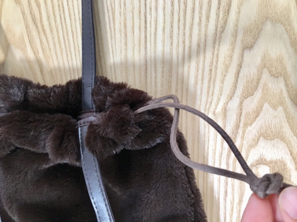 エコファー巾着バッグ