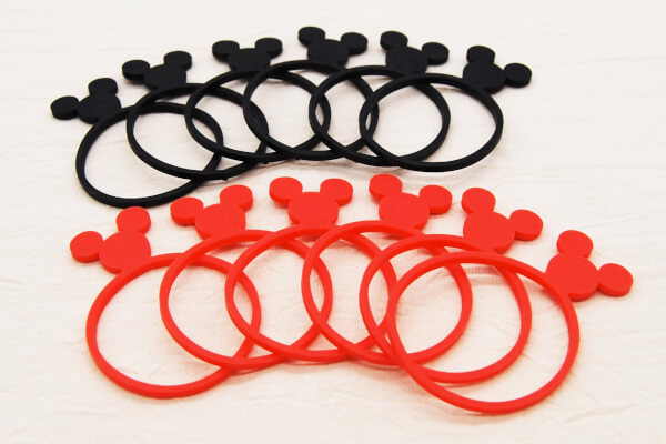 【100均ずぼらシュラン】ダイソー「ゴムバンド」キュートなミッキーのマークで手早くデコレーション！の画像3