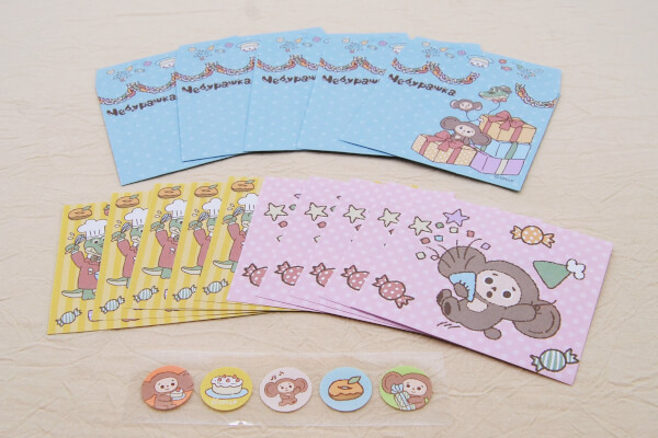 【100均ずぼらシュラン】ダイソーの「ミニレターセット（チェブラーシカ）」ちょっとしたメッセージにぴったり！の画像1