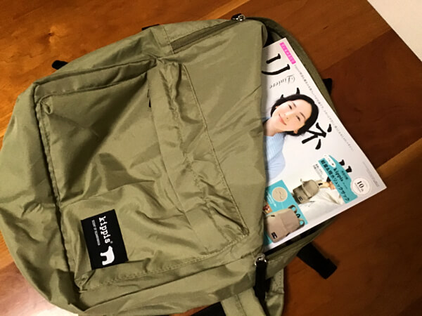 【付録レビュー】「リンネル」8月号、kippisの撥水リュックが梅雨の時期にピッタリ！　軽量だから毎日使いにも◎【女性誌】の画像4