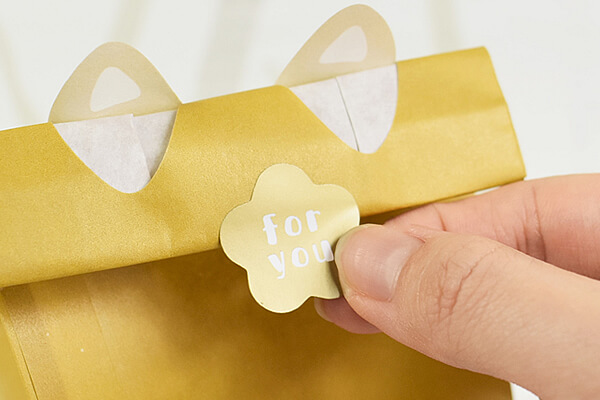 【100均ずぼらシュラン】セリア「ダイカットペーパーバッグ アニマル」ぴょこんと飛び出す頭と耳がかわいさ反則級!?の画像7