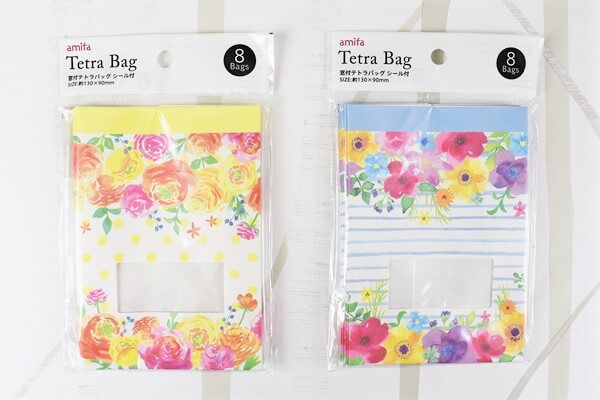 【100均ずぼらシュラン】セリア「窓付テトラバッグ」手作りお菓子をそのまま入れてコスパよくお菓子配りの画像2