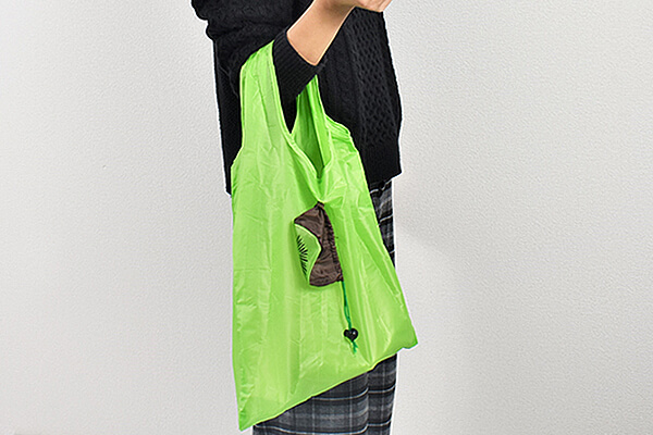 【ダイソーVSセリア】100均「エコバッグ」対決！　ボタニカル柄とキウイ色、どちらが使える？の画像7