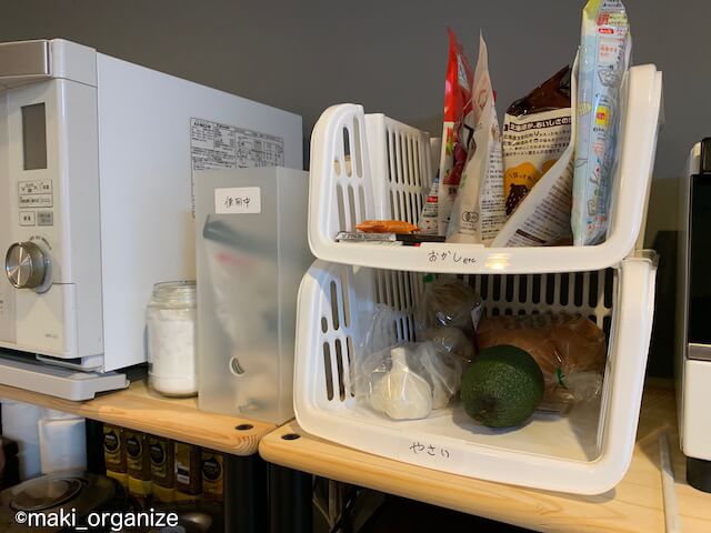 【ワッツ】165円「のせのせストッカー」、コスパ最高の収納ラックです！　プロの収納実例5の画像12