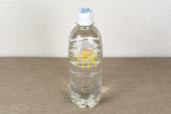 【100均レビュー】ダイソー「水場で遊べる生き物おもちゃ」比較！　バタバタ泳ぐアヒルとフワフワ浮くクラゲ、どっちで遊ぶ？の画像7