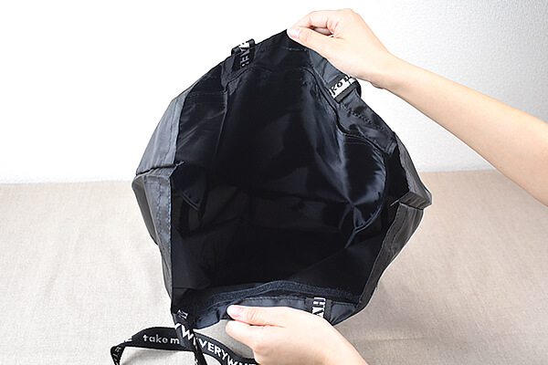 スリコ（3COINS）「空中ポケット付バッグ」は卵やフルーツの損傷リスクを軽減するすごいエコバッグ！の画像3