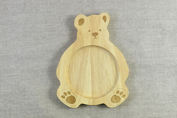 スリコ（3COINS）「くまウッドプレート」かわいさ大爆発で子どもが喜ぶ！の画像1