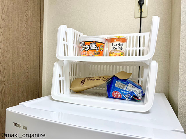 【ワッツ】165円「のせのせストッカー」、コスパ最高の収納ラックです！　プロの収納実例5の画像11