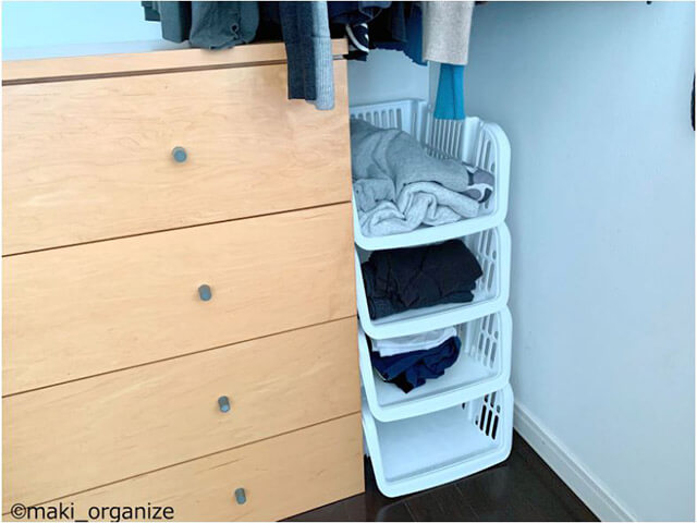 【ワッツ】165円「のせのせストッカー」、コスパ最高の収納ラックです！　プロの収納実例5の画像16