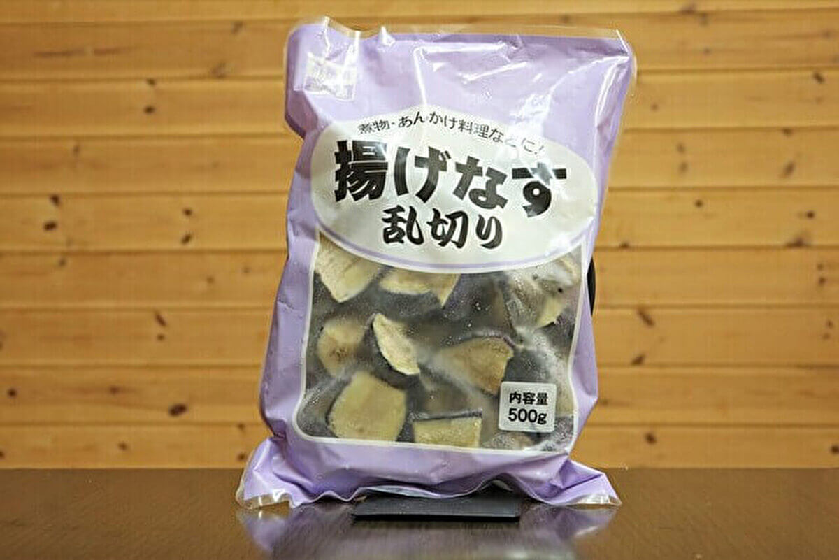 業務スーパー「揚げなす乱切り」の画像