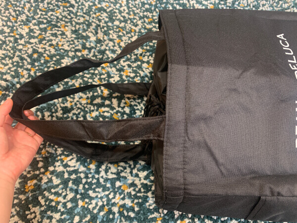 「ディーン＆デルーカ 保冷機能付き デイリーBIGトート」のショルダー部分の画像