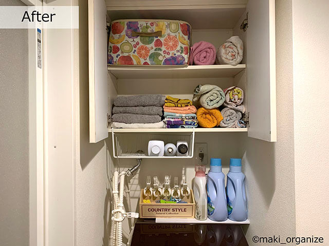 「狭い」洗濯機周りの収納力が劇的アップ！　プロが教える100均アイテム活用実例＆ビフォーアフターの画像12