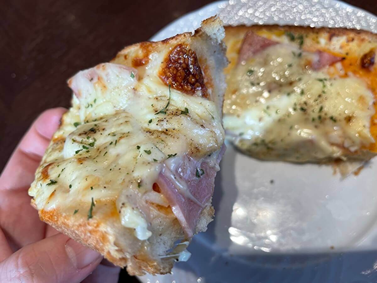 星野珈琲店モーニング「ハムチーズトースト」の画像