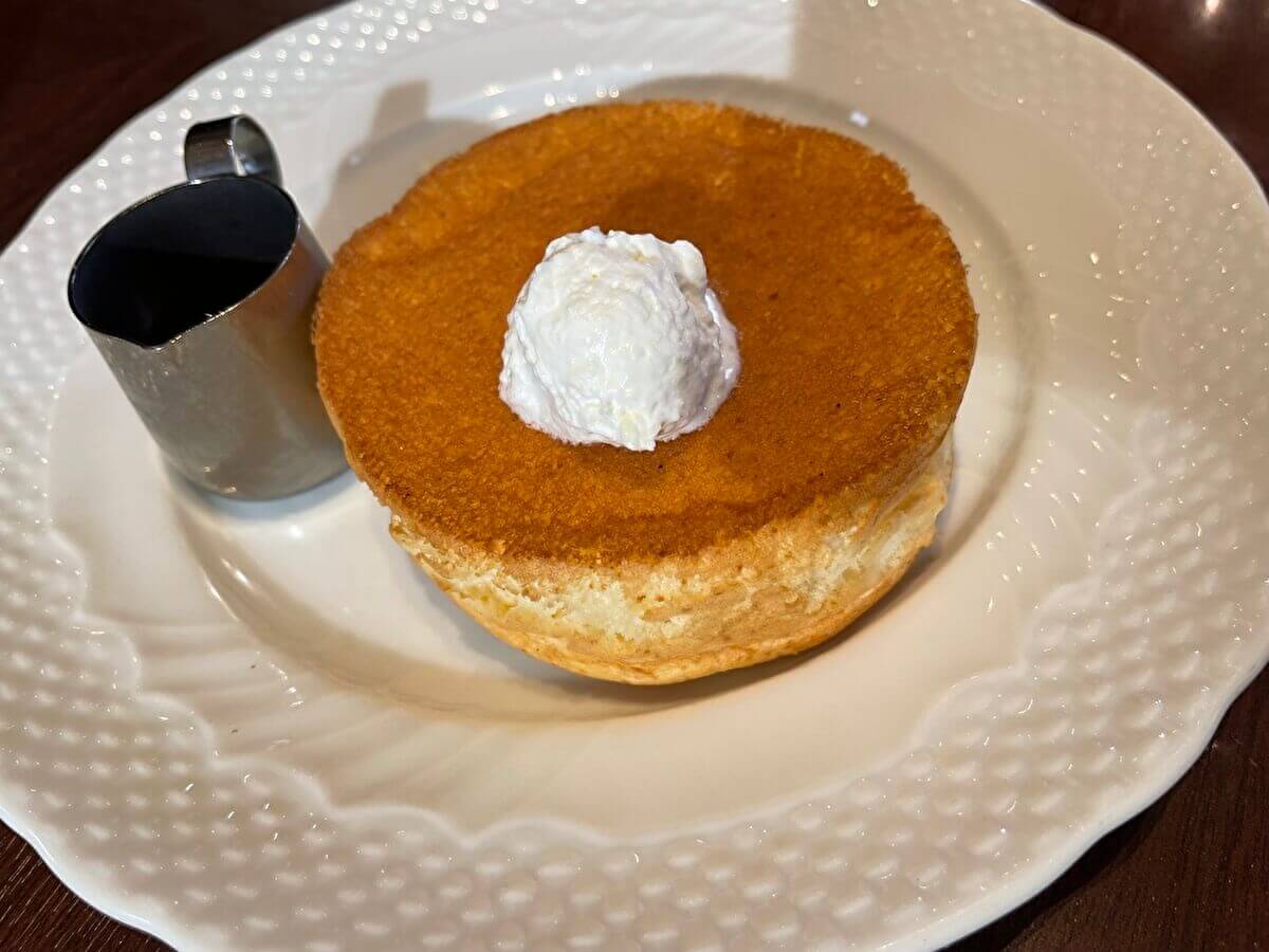 星野珈琲店モーニング「ミニパンケーキ」の画像