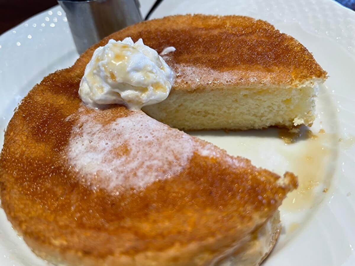 星野珈琲店モーニング「ミニパンケーキ」の画像