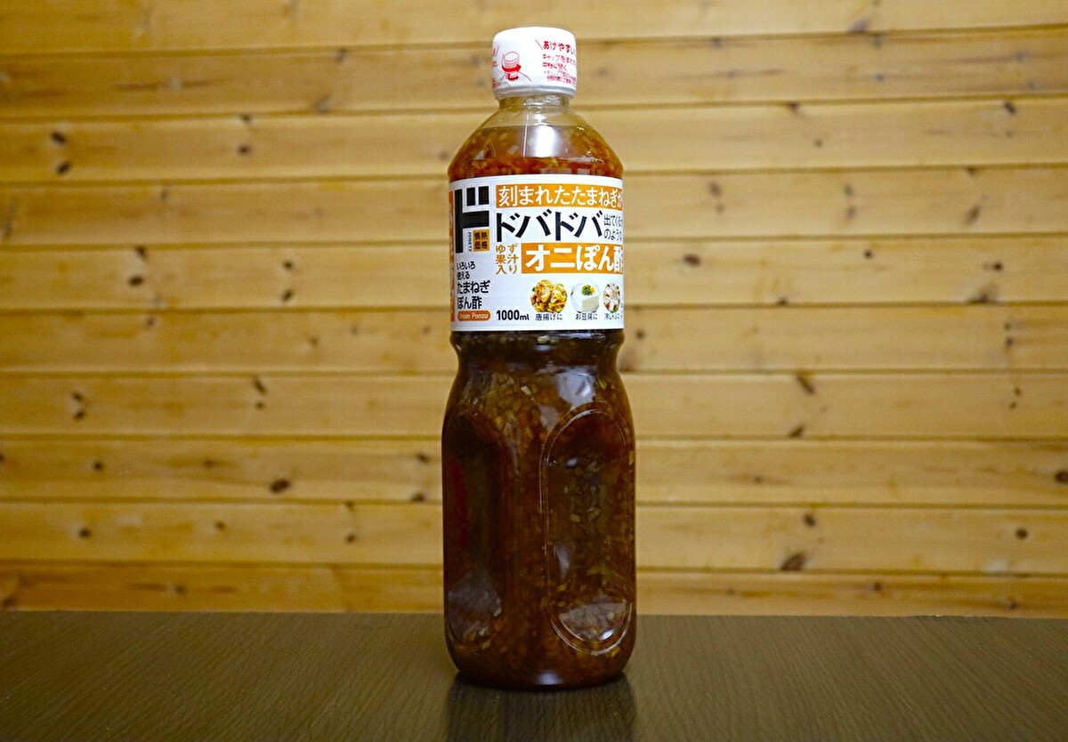 ドンキ「いろいろ使えるたまねぎぽん酢」の画像